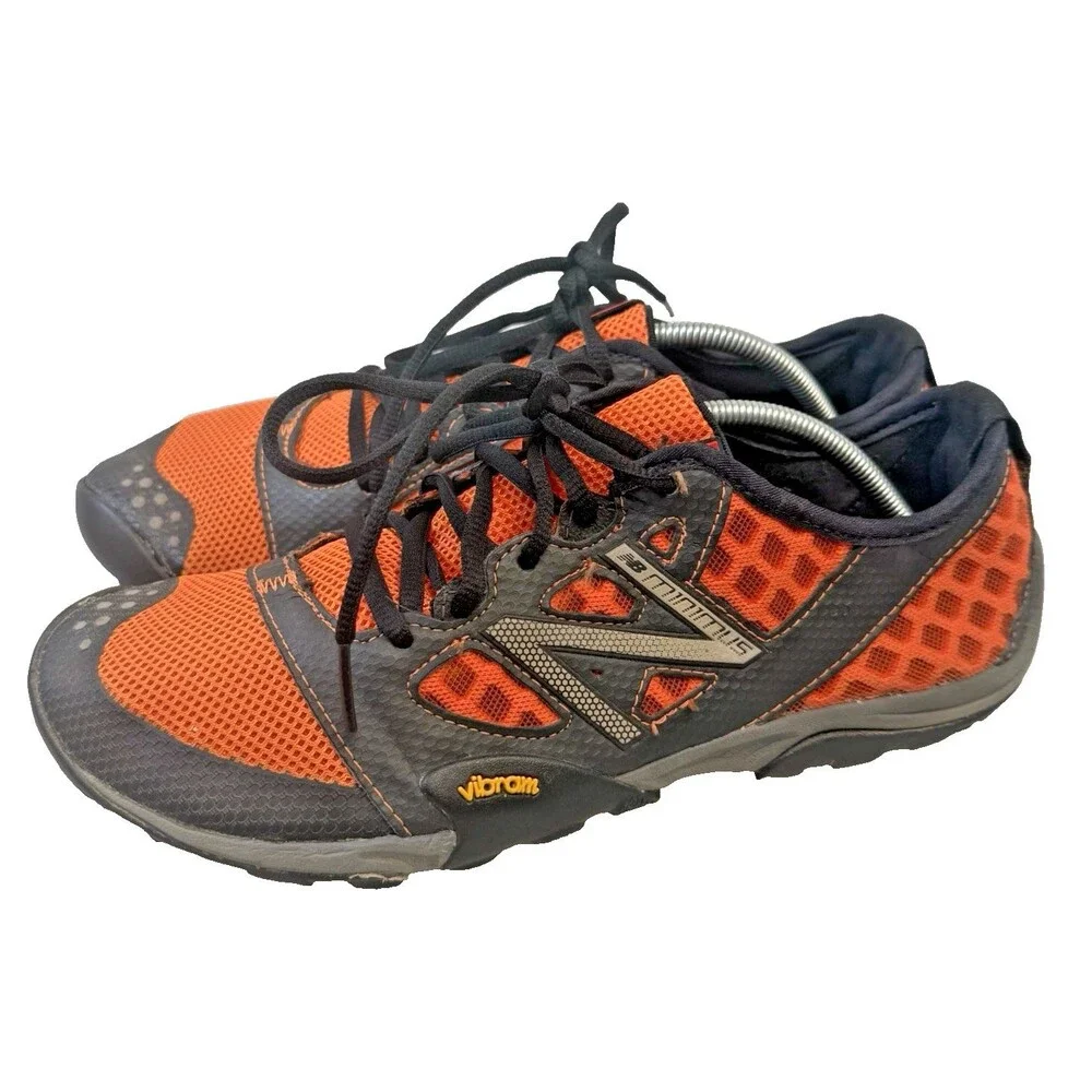 New Balance Minimus Size 8 Men MT20OR Trail Running Athletic Shoes Orange EUC